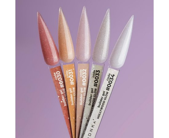 Изображение 2 Гель моделирующий DNKa Builder Gel №0033 Hollywood Glow, 30 мл, Объем (мл, г): 30, Вариант: 0033