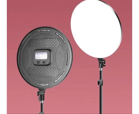 Изображение 2 Круглая LED-лампа FC666 - 42см. (кольцевая) для освещения,фото и видео съемки,на штативе 210см.+пульт, 110 Вт.