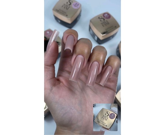 Изображение 2 Liquid modelling gel for nails Steffani Light Acryl Gel No.08, 30 ml, Volume (ml, g): 30, Options: 8