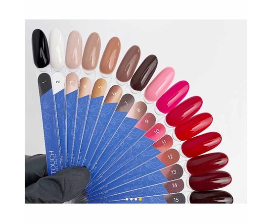 Изображение 3 Gel polish Touch Basic collection 06 beige-brown, 9 ml, Volume (ml, g): 9, Options: 6