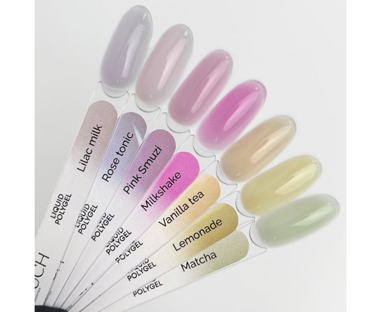 Изображение 3 Полигель жидкий Touch Liquid Polygel Pink Smuzi светло-розовый, 15 мл, Объем (мл, г): 15, Вариант: Pink smuzi