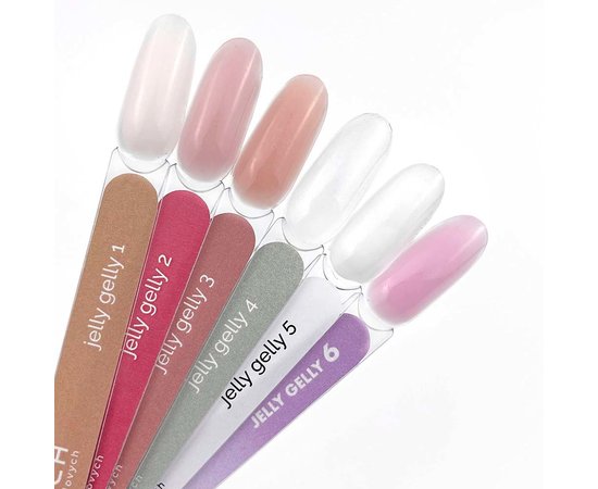 Изображение 3 Гель-желе для наращивания ногтей Touch Jelly Gelly 04 прозрачный, 30 мл, Объем (мл, г): 30, Вариант: 04