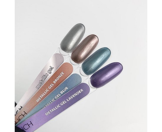 Изображение 2 Гель для дизайна Touch Metallic Gel Bronze, 5 мл, Объем (мл, г): 5, Вариант: Bronze