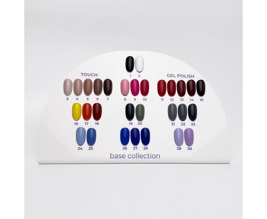 Изображение 5 Gel polish Touch Basic collection 23 dark gray, 9 ml, Volume (ml, g): 9, Options: 23