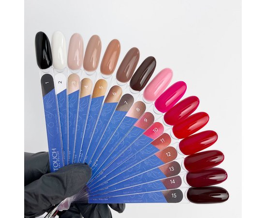 Изображение 3 Gel polish Touch Basic collection 19 green, 9 ml, Volume (ml, g): 9, Options: 19