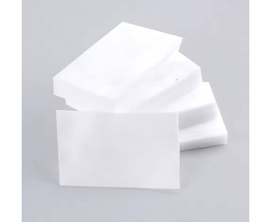 Изображение 3 Безворсовые салфетки Nail Wipes (белого цвета) для маникюра