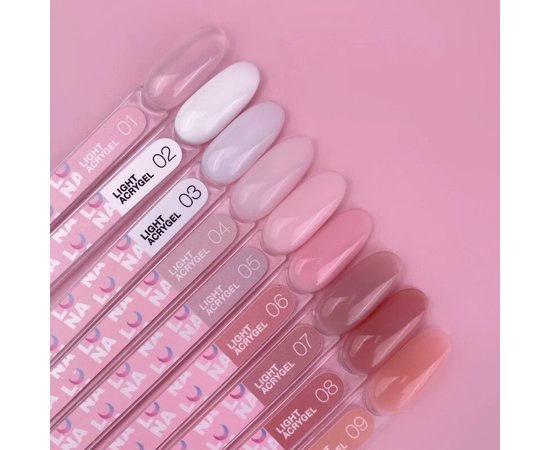 Изображение 2 Жидкий гель моделирующий для ногтей LUNAMoon Light Acrygel №1, 50 мл, Объем (мл, г): 50, Вариант: 01, Цвет: Прозрачный