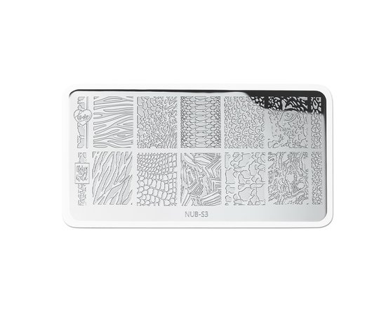 Изображение 3 Пластина для стемпинга NUB Stamping Plate S-3