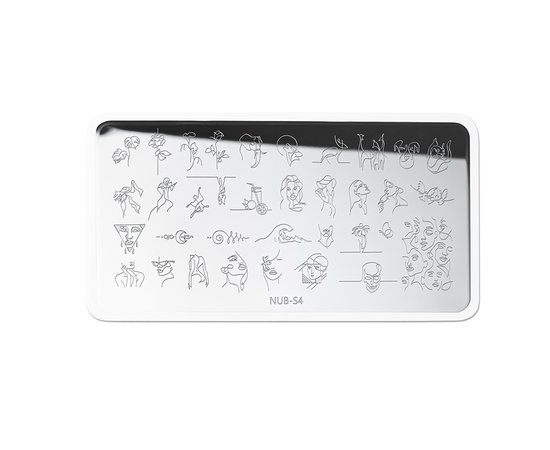Изображение 3 Пластина для стемпинга NUB Stamping Plate S-4