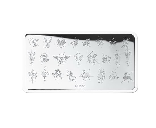 Изображение 3 Пластина для стемпинга NUB Stamping Plate S-5