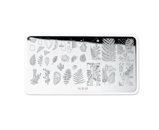 Изображение 3 Пластина для стемпинга NUB Stamping Plate S-6