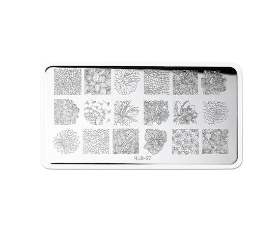 Изображение 3 Пластина для стемпинга NUB Stamping Plate S-7