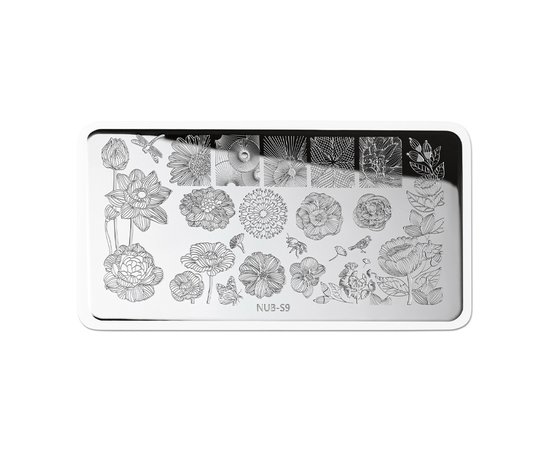 Изображение 3 Пластина для стемпинга NUB Stamping Plate S-9