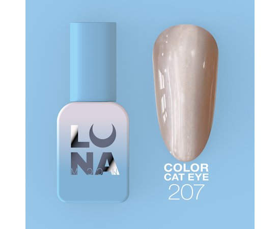 Изображение  Gel polish LUNAMoon Color Cat Eye No.207, 8 ml, Volume (ml, g): 8, Options: 207