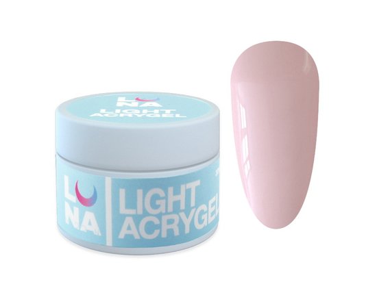 Изображение  Жидкий гель моделирующий для ногтей LUNAMoon Light Acrygel №4, 50 мл, Объем (мл, г): 50, Вариант: 04, Цвет: Розовый