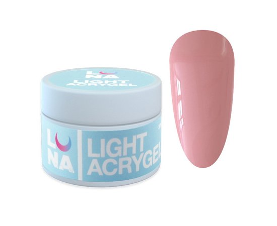 Изображение  Жидкий гель моделирующий для ногтей LUNAMoon Light Acrygel №7, 50 мл, Объем (мл, г): 50, Вариант: 07, Цвет: Бежевый