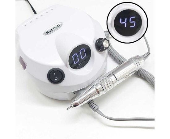 Изображение 2 Фрезер для маникюра DM-202 65 Вт 45000 об/мин, белый, Вариант: White