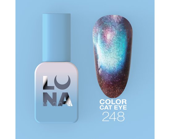 Изображение  Gel polish LUNAMoon Color Cat Eye No.248, 8 ml, Volume (ml, g): 8, Options: 248