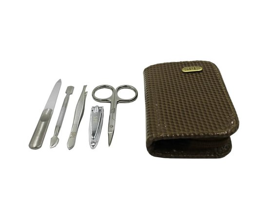 Изображение 2 Manicure set SPL Brown 44101G (blister)