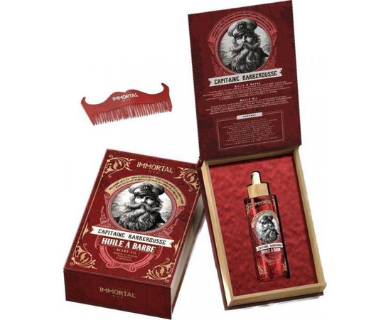 Изображение 2 Immortal Capitane Barberousse Beard Oil Beard Care Gift Set (IM-09)