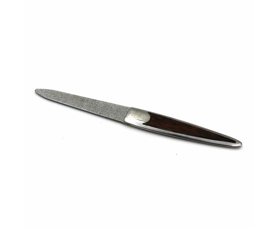 Изображение 2 Sapphire nail file with metal handle and wooden insert SPL 90153, 12cm