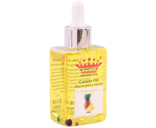Изображение  Oil for nails and cuticles Master Professional Pineapple with pipette 80 ml, Aroma: A pineapple, Volume (ml, g): 80