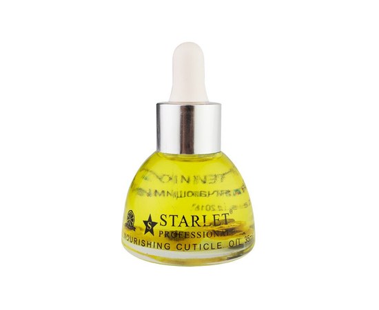 Изображение  Oil for nails and cuticles Starlet Professional Lemon with pipette 35 ml, Aroma: Lemon