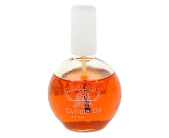Изображение  Oil for nails and cuticles Global Fashion with a brush 12 ml
