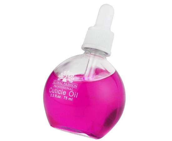 Изображение  Global Fashion Nail & Cuticle Oil Lavender with pipette 75 ml, Aroma: Lavender