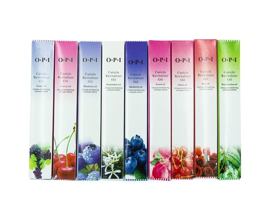 Изображение  Oil pencil for nails and cuticles OPI set of 10 pcs – 7 ml, Aroma: Set of different fragrances