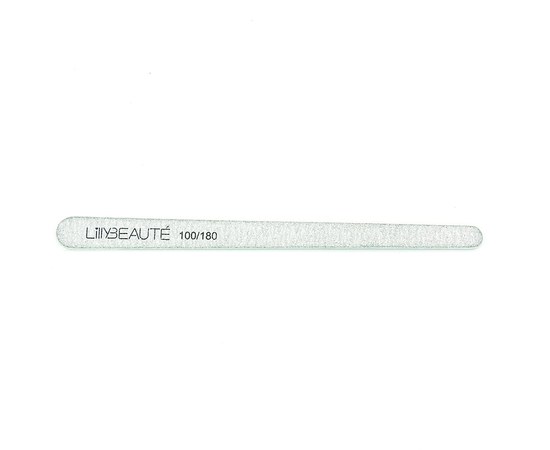 Зображення  Пилка крапля LillyBeaute 100/180 - Пилка для нігтів
