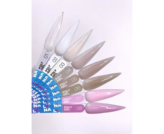 Изображение 3 Polygel for nail extention LUNAMoon Poly Gel No.8, 30 ml, Volume (ml, g): 30, Options: 8