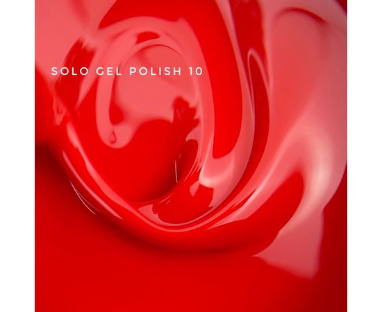 Изображение 2 Гель-лак Touch Solo Gel Polish 10 красный, 9 мл, Объем (мл, г): 9, Вариант: 10