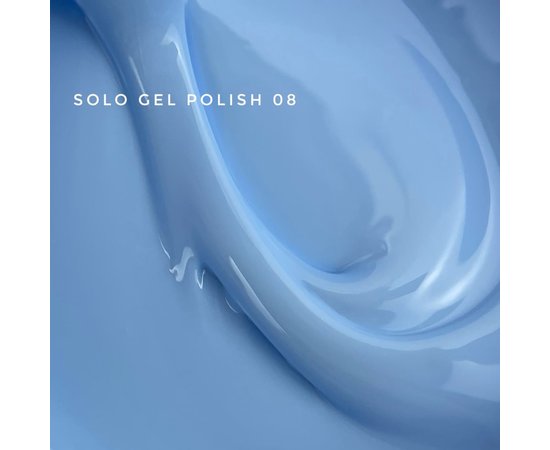 Изображение 2 Гель-лак Touch Solo Gel Polish 08 голубой, 9 мл, Объем (мл, г): 9, Вариант: 08