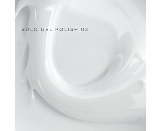 Изображение 2 Гель-лак Touch Solo Gel Polish 02 белый, 9 мл, Объем (мл, г): 9, Вариант: 02