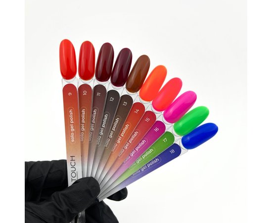 Изображение 3 Гель-лак Touch Solo Gel Polish 11 темно-красный, 9 мл, Объем (мл, г): 9, Вариант: 11