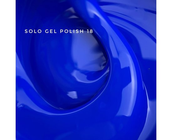 Изображение 2 Гель-лак Touch Solo Gel Polish 18 синий, 9 мл, Объем (мл, г): 9, Вариант: 18