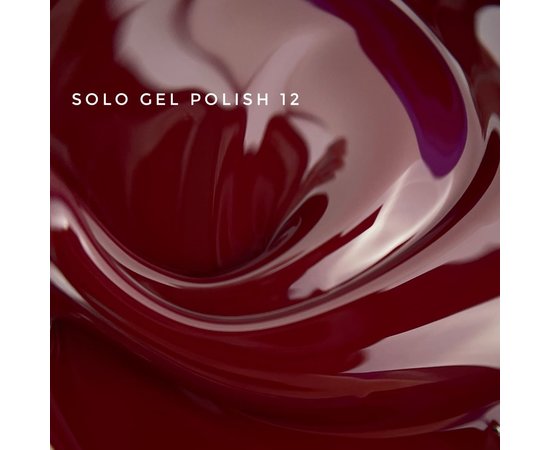 Изображение 2 Гель-лак Touch Solo Gel Polish 12 бордовый, 9 мл, Объем (мл, г): 9, Вариант: 12