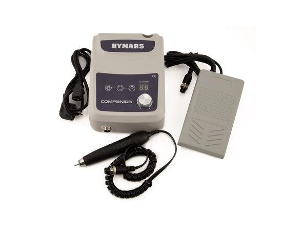 Изображение 4 Бесщеточный фрезер для маникюра Hymars Companion с ручкой Hymars 109 60000 об/мин, серый