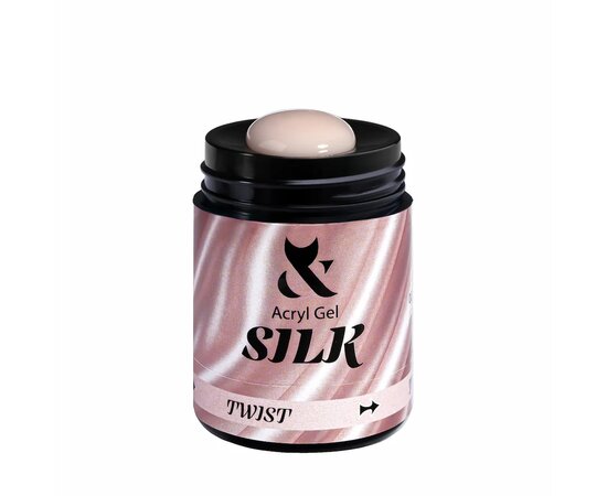 Изображение 2 Акригель для ногтей F.O.X Acryl Gel Silk №001, 20 мл, Объем (мл, г): 20, Вариант: 001