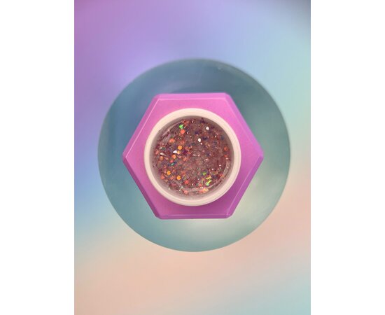 Зображення 3 Блискітки для нігтів You Are Cute Glitter Gel 02, 5 мл, Об'єм (мл, г): 5, Варіант: 02