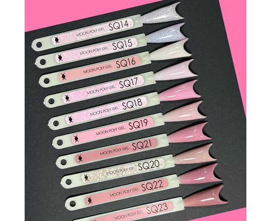 Изображение 2 Moon Full Poly Gel SQ19 pink tenderness, 30 ml, Volume (ml, g): 30, Options: SQ19