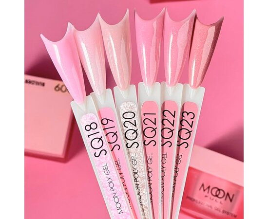 Изображение 3 Moon Full Poly Gel SQ20 beige glow, 30 ml, Volume (ml, g): 30, Options: SQ20