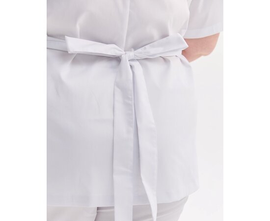 Зображення 8 Медичний костюм жіночий Кіото білий +SIZE р. 68, "БІЛИЙ ХАЛАТ" 571-324-679, Розмір: 68, Колір: білий