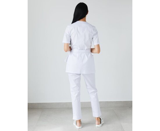 Зображення 2 Медичний костюм жіночий Кіото білий р. 40, "БІЛИЙ ХАЛАТ" 519-324-679, Розмір: 40, Колір: білий