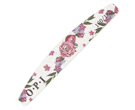 Изображение  Nail file OPI 18 cm 180/180 with flowers