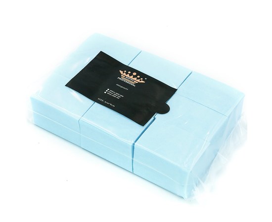 Изображение  Безворсовые салфетки для маникюра Master Professional 1000 шт, голубые