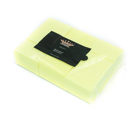Изображение  Lint-free manicure wipes Master Professional 1000 pcs, yellow