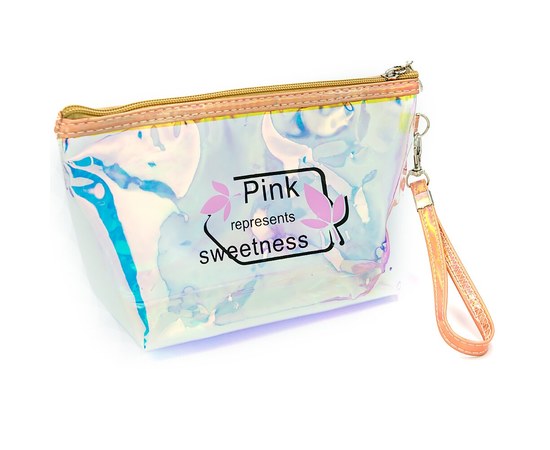 Изображение  Косметичка - сумочка прозрачная Pink represents sweetness