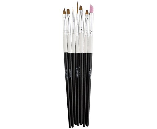 Изображение  Set of brushes for manicure 7 pcs Starlet Professional